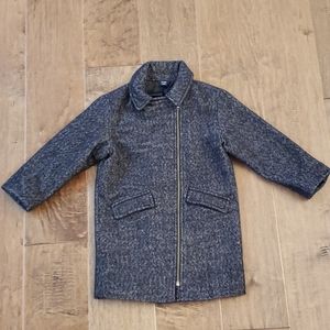 Girls Tweed Peacoat